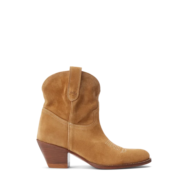 Calfskin Suede Western Boot - Image 2