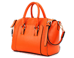 Orange Leather Bag