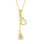 Gilded Double Hulu Tassel Necklace